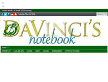 Tablet Screenshot of davincisnotebook.org